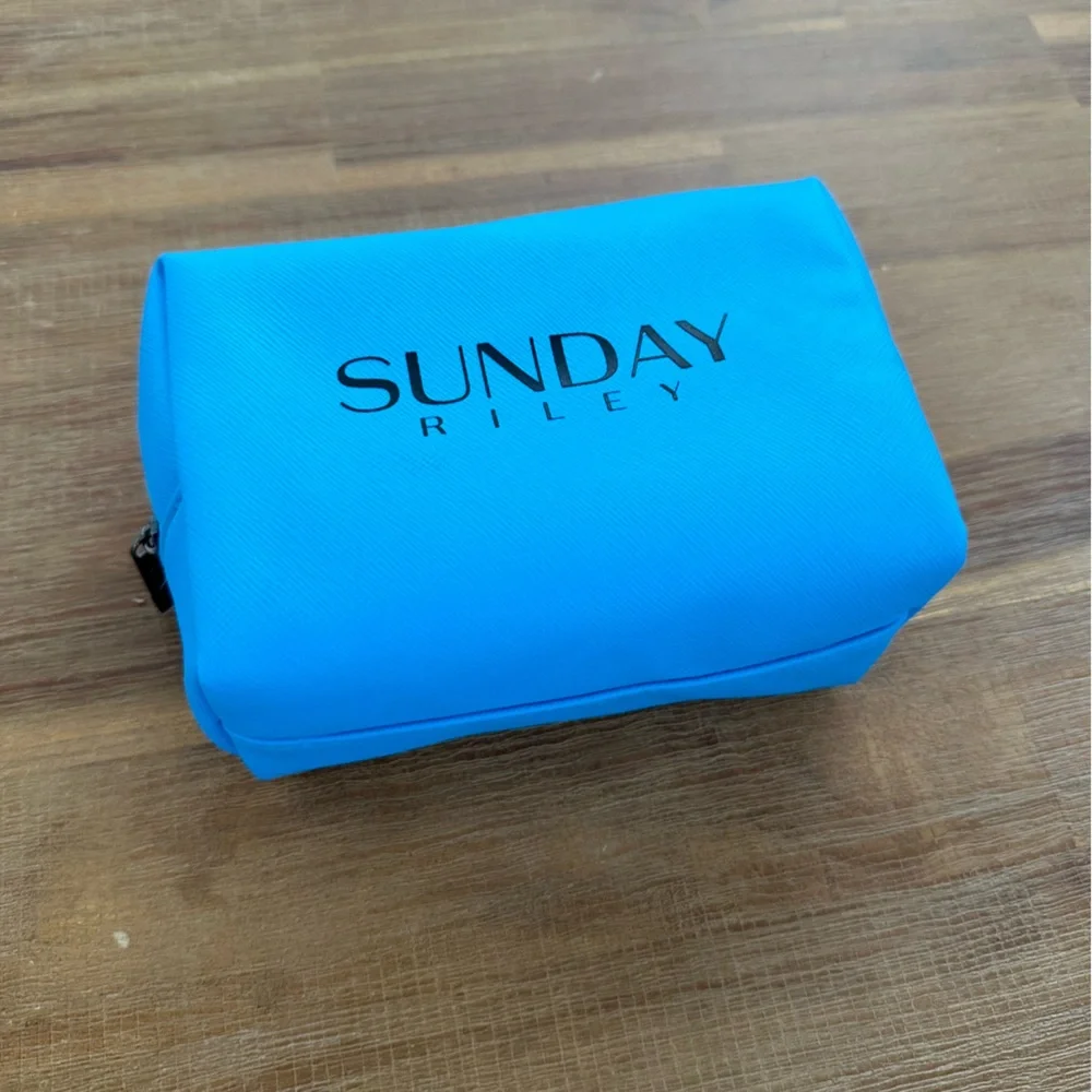 Sunday Riley Zip Cosmetic Bag
